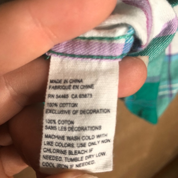 American Eagle Outfitters SZ S Plaid Flannel - Picture 5 of 6